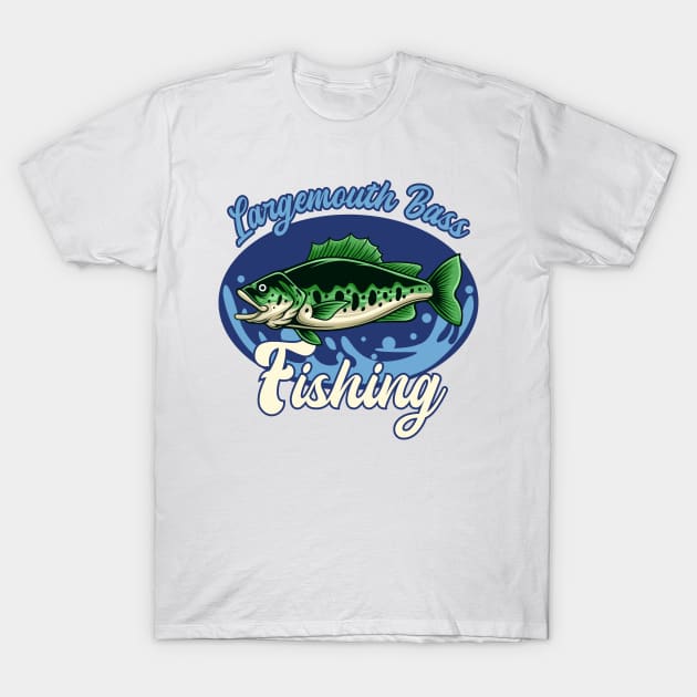 Bass Fish 2.1 T-Shirt by Harrisaputra